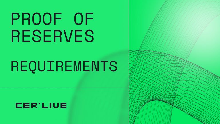 Proof of Reserve Requirements